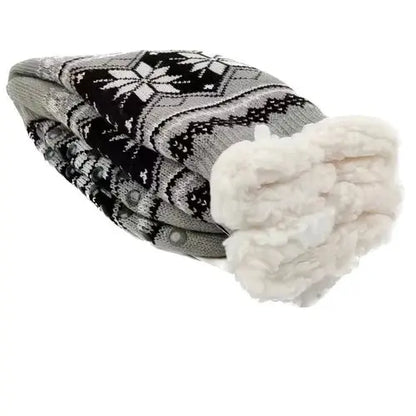 Winter Socks Mens Fluffy Warm Short Plus Velvet Soft Thermal Non Slip