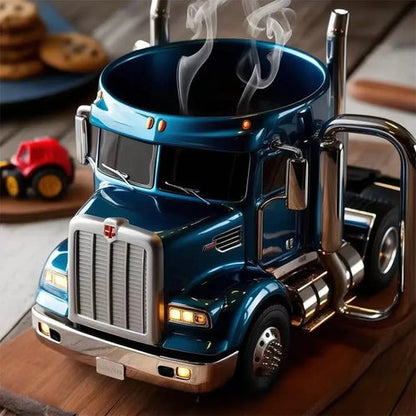 Creative Design Truck Coffee Mug Semi Truck Handcrafted Coffee Cup AliExpress
