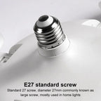 2 In 1 Hanging Fan with LED Light E27 Universal Dimming Drone Fan Silent Ceiling Drone Fan for Dining Room Bedroom Living Room