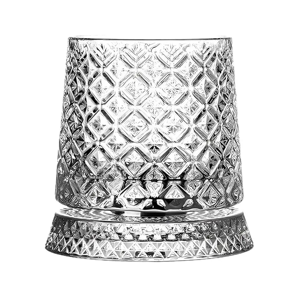 SpinSip™ Whiskey Glass 🥃✨ — Smooth Swirl, Rich Flavor