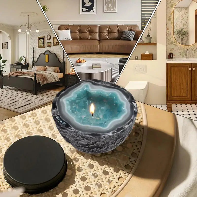 Candle Bowl Round Bowl Shape Cement Candle Cup Vessel Mold Resin Decorative Balcony Patio Crafts Desktop Ornaments Retro Shop1103474415 Store