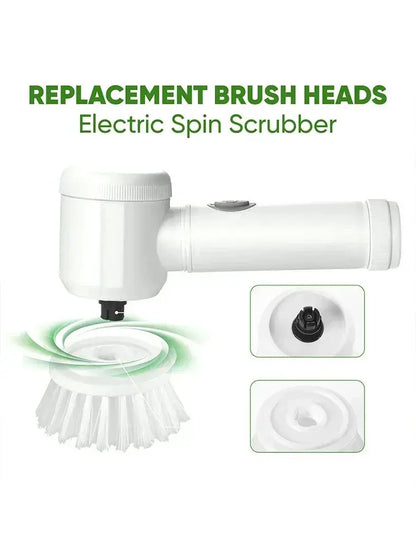 Electric Spin Scrubber, Bathroom Cordless Cleaning Brush Power Scrubber with 5 Replaceable Brush Heads, Electric Cleaning Brush Stone's Store