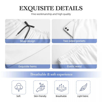 Custom Printed Horror T-Terrifiers Film Essential Pajama Pants Men Sleep Sleepwear Bottoms with Pockets