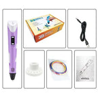 3D Print Pen Printing Pen Set PLA Filament Drawing Print Kids Adult