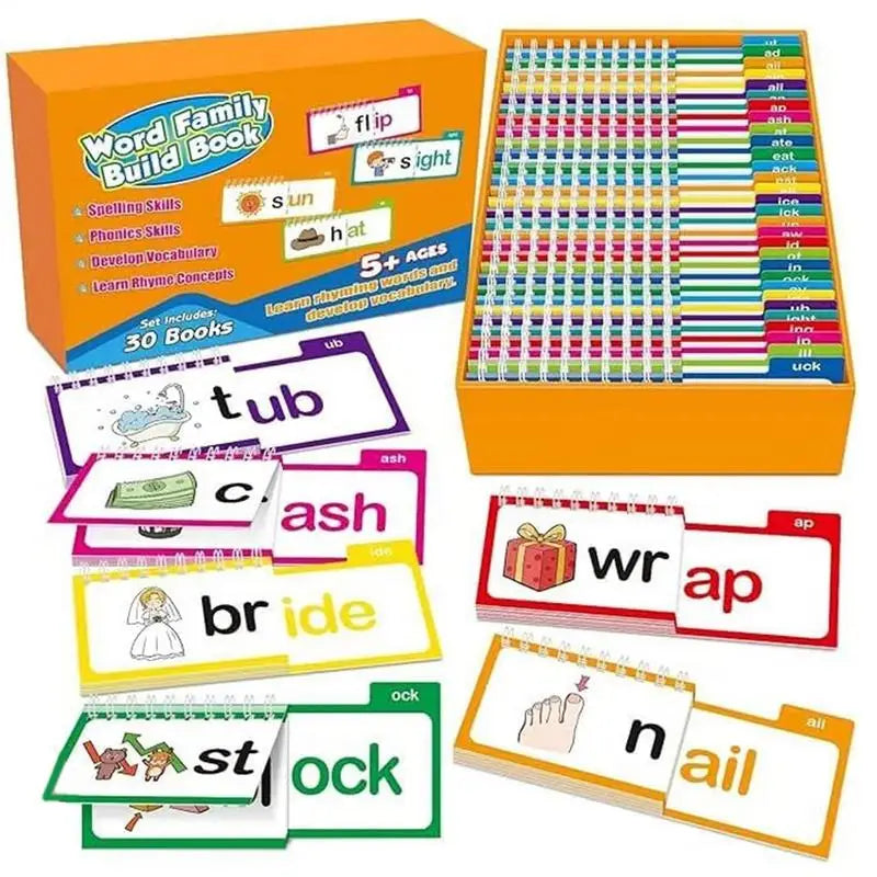 RhymeTime™ 30-Book Learning Flip Set 📚🎤