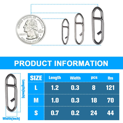 QuickSnap™ Fishing Clips – Fast Lure Changes, Zero Hassle
