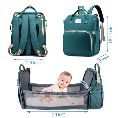 3-in-1 Diaper Bag & Baby Bed YOURSChoice Store