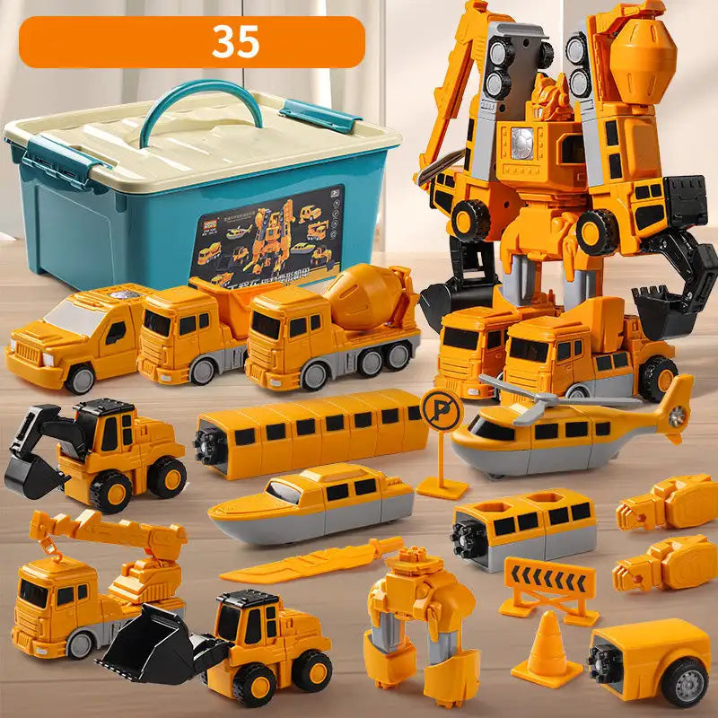 Build, Transform & Play: The Ultimate Magnetic Engineering Car Kit for Curious Minds! Mintiml Living Store