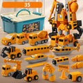 Build, Transform & Play: The Ultimate Magnetic Engineering Car Kit for Curious Minds! Mintiml Living Store