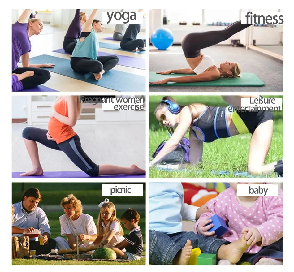 3MM/6MM Thick Yoga Mat Anti-skid Sports Fitness Mat  EVA Comfort Foam