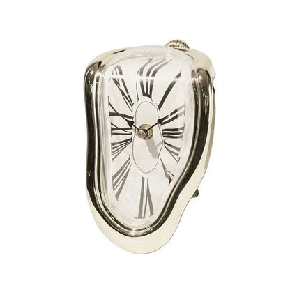 Surreal Melting Clock Silent Melted Wall Clock Salvador Dali Style Wall Watch for Decorative Home Office Shelf Desk Table Gift Shop1102673948 Store