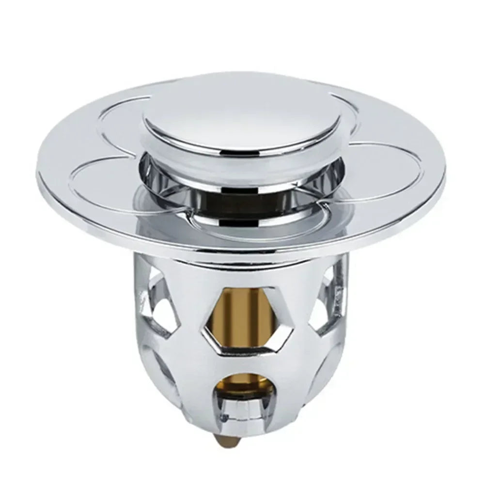 Bathroom Sink Plug Stopper Wash Basin Pop-Up Bounce Core Drain Filter Bathtub Hair Catcher Sink Strainer Bathroom Accessories Bestbuy Tools Store