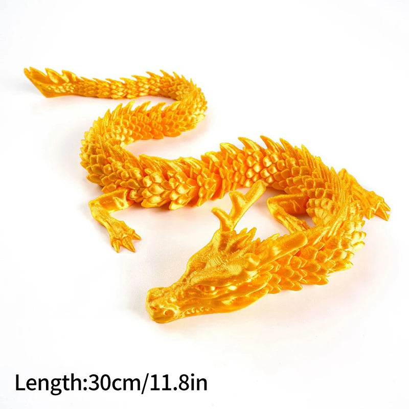 FlexiCrystal Dragon: 3D-Printed Magic in Motion Creatinglife Store