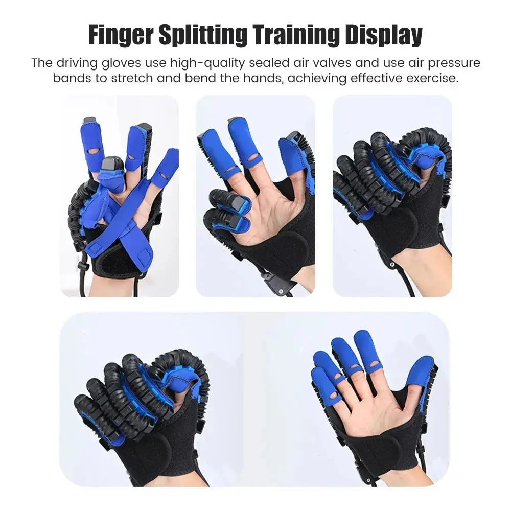 Left & Right Hand Finger Rehabilitation Exerciser Robot Gloves Stroke AliExpress