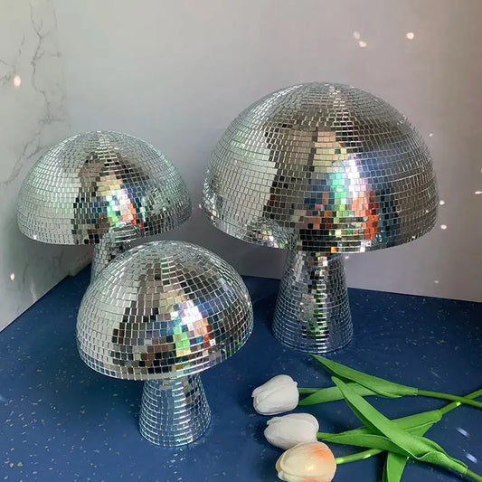 Disco Mushrooms Bedroom Decoration Disco Ball Mushroom Wedding AliExpress
