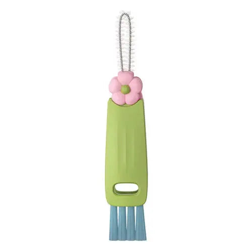 Multifunctional Brush Stiff Bristle Cup Lid Brush for Bottles Gaps