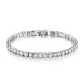  Lihong S925 Sterling Silver Bracelet Zirconia Tennis Ball Women