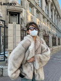 Lautaro Autumn Winter Oversized Loose Casual Luxury Soft Thick Warm AliExpress