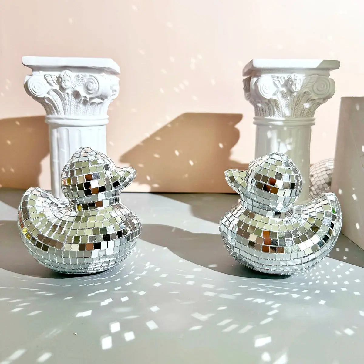Disco Duck Bedroom Decoration Handmade Mirror Disco Ball Duck Shape AliExpress