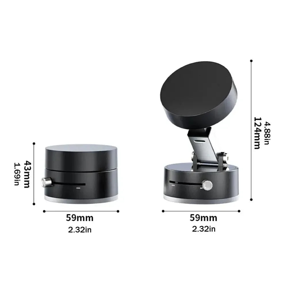 Stick & Fold: Portable Vacuum Magnetic Phone Holder