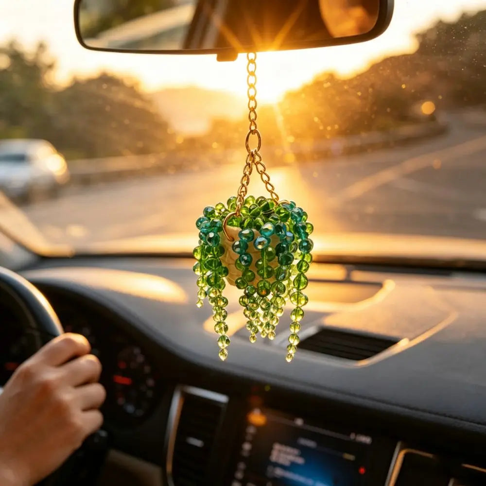 SunBloom™ Suncatcher 🌞✨ — Sparkling Plant Charm Décor