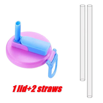 Reusable Silicone Straws with Soda Can Lids - Travel-Friendly, Eco-Friendly AliExpress