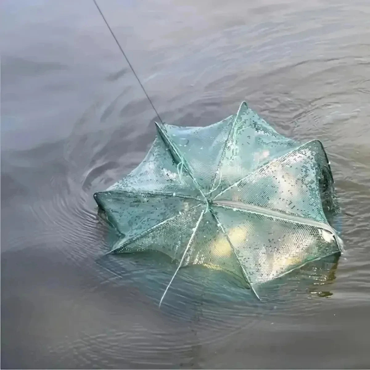 Trampa de Pesca Plegable AquaCatch™ 🎣 — Pesca más, lleva menos