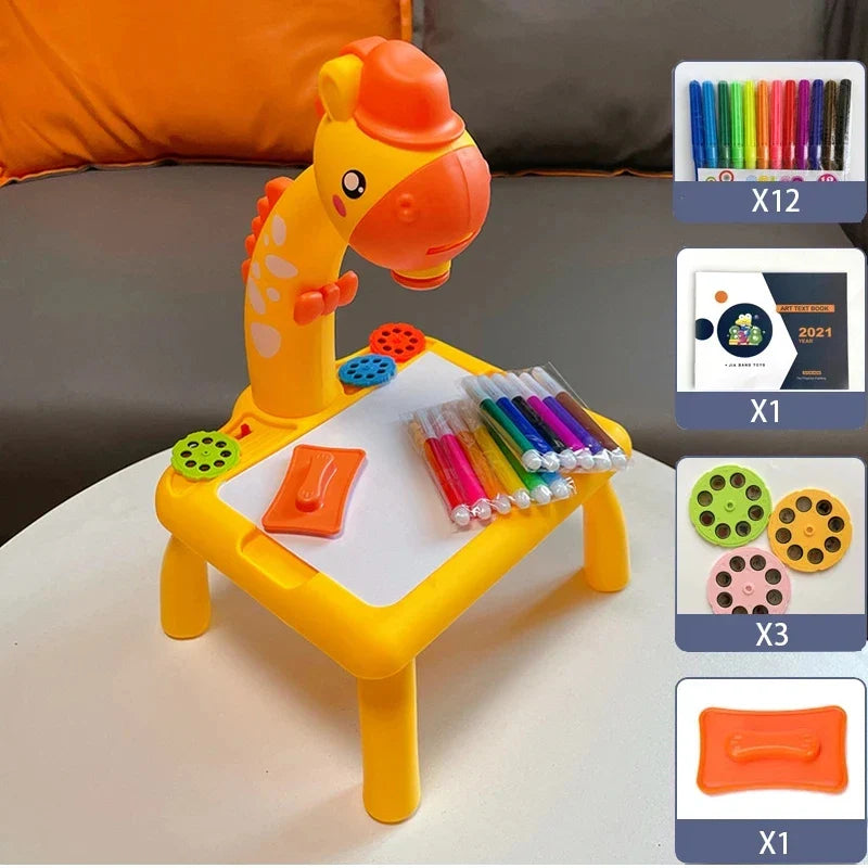 Mini LED Art Projector for Kids – Drawing Table, Lightweight Painting Board, and Fun Creative Toy Sell Quickly Store