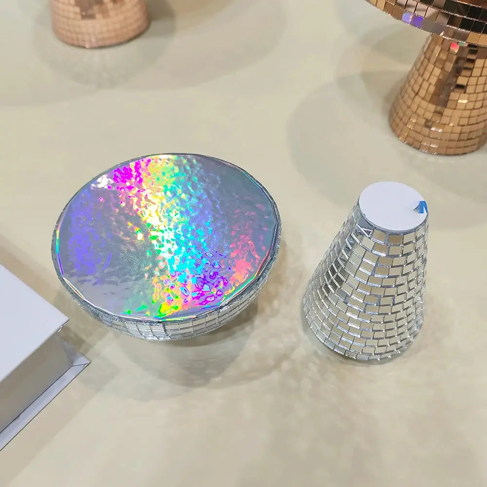 Retro Reflective Mushroom Shape Disco Mirror Ball DJ Light Modern Home AliExpress