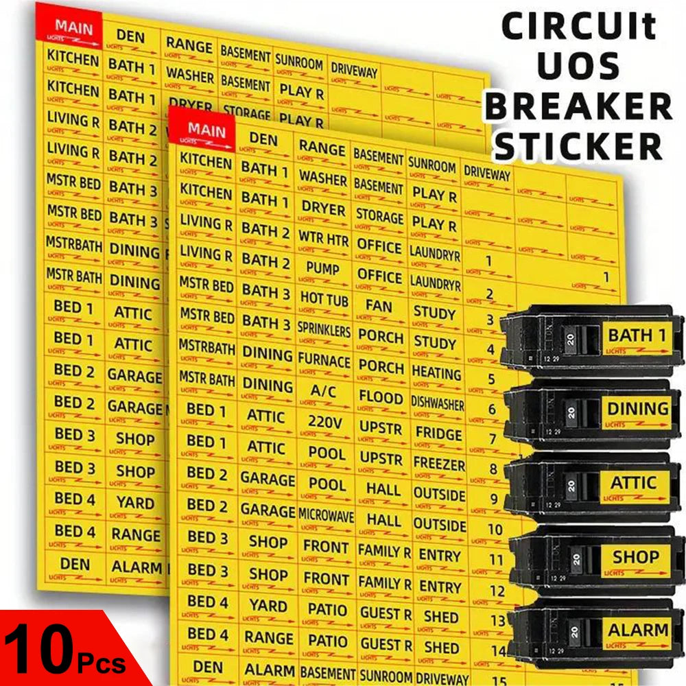 VoltVault Labels – No More Guesswork, Just Flip & Know!