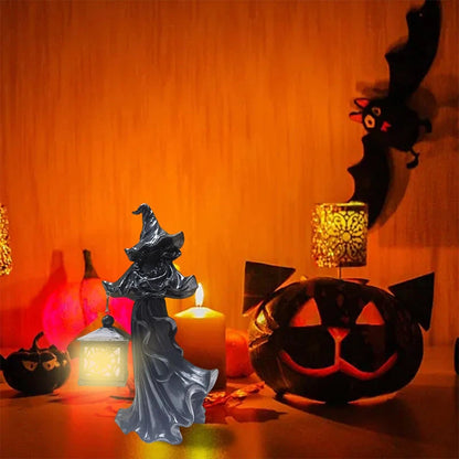 Enchanted Witch Decor – Unique Handcrafted Guardian for Your Space!