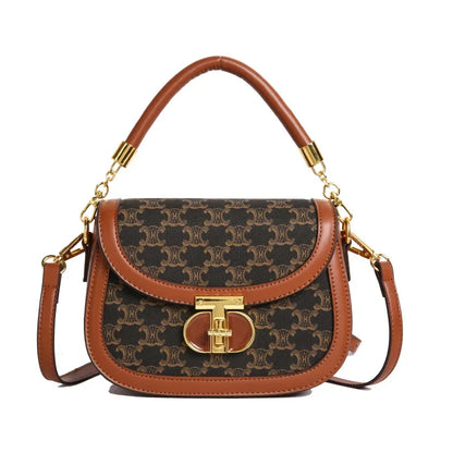 2025 Unique Niche Women's Saddle Bag - Simple Elegant Design - Adjustable Sophisticated Texture Shoulder Strap - Crossbody