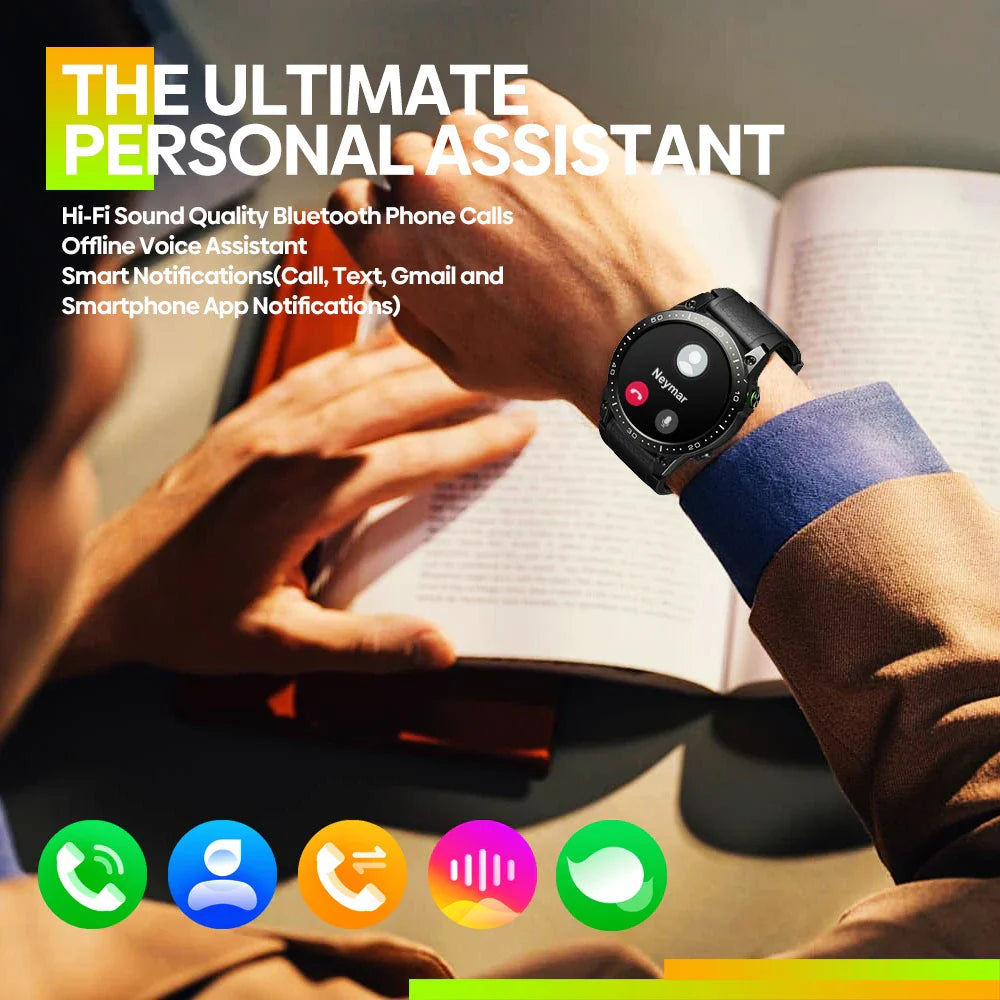 Zeblaze Ares 3 Pro Smart Watch Ultra HD AMOLED Display Voice Calling Function 100+ Sports Modes 24H Health Monitor Smartwatch Big Save Store
