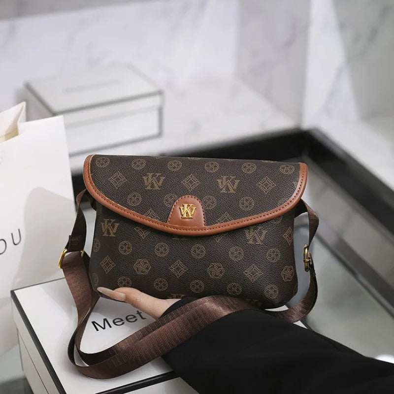 Bolso tote elegante inspirado en diseñador para mujer, bandolera de piel de lujo, bolso de hombro para mujer
