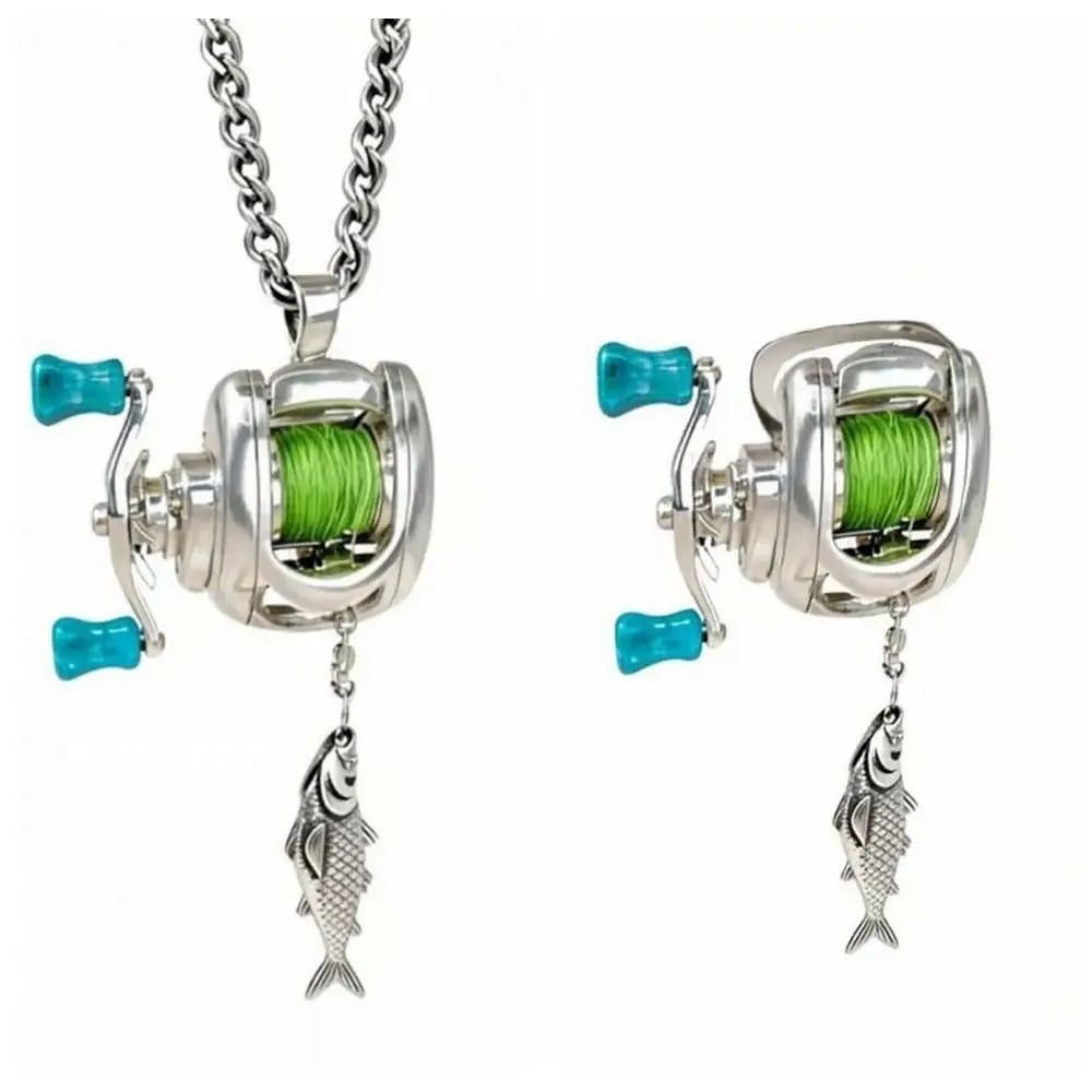 Collar de Pesca ReelSpin™ 🎣 — Mini Spinner para Pescadores