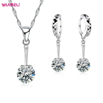 .925 Sterling Silver 1/4 Cttw Miracle Set Diamond Floral Cluster 18" Pendant Necklace for Women (I-J Color, I1-I2 Clarity)