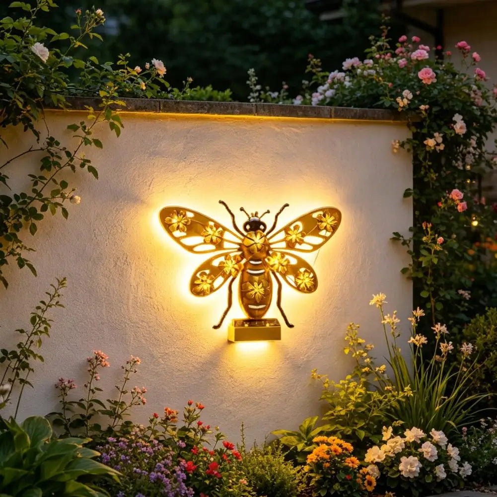 ButterflyGlow™ Wall Décor 🦋✨ — Solar-Powered Garden Beauty