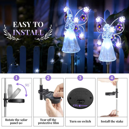 Heavenly Glow Solar Angels – Weatherproof & Worry-Free! Shop1104700193 Store