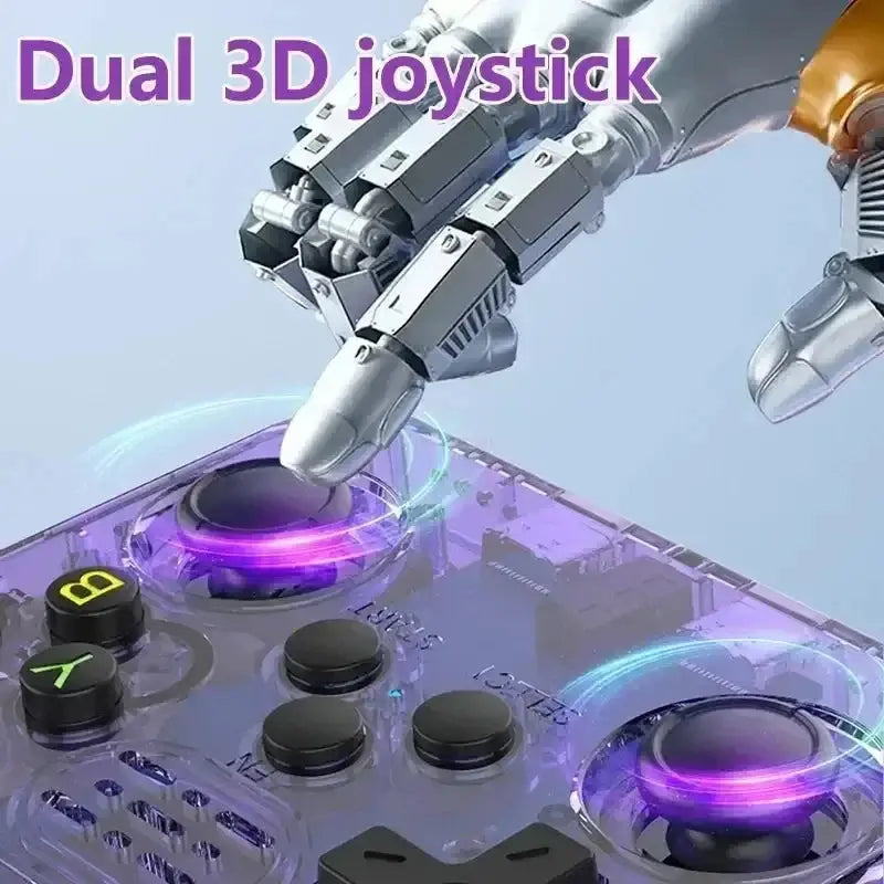 Consola de videojuegos retro portátil R36S Sistema Linux IPS de 3,5 pulgadas