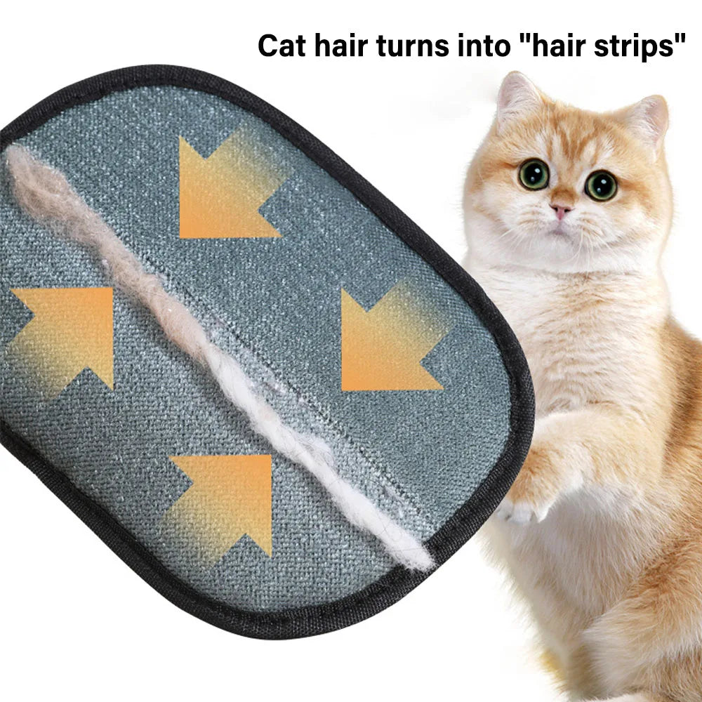 Fur-Free: Electrostatic Pet Hair Remover Gloves