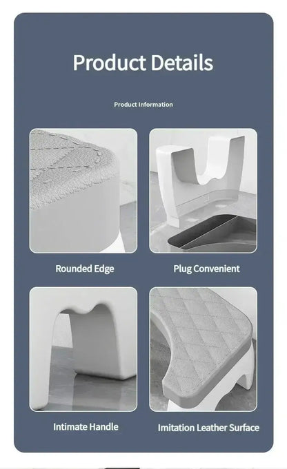 Ergonomic EasySquat – Waterproof & Non-Slip Toilet Foot Stool Shop1104291033 Store