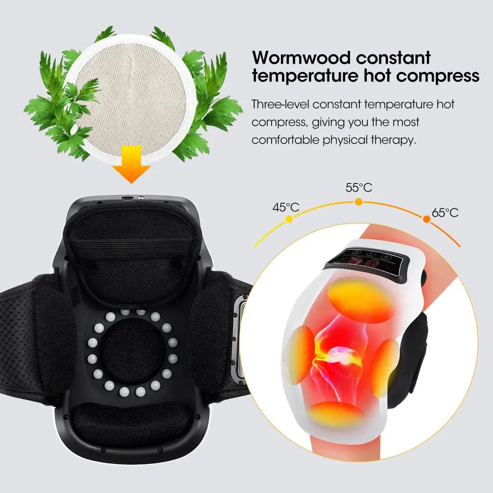 Smart Hot Compress Knee Relaxing Massager Knee Cap Treasure Laser AliExpress