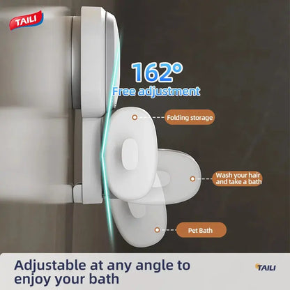 TAILI 2PCS Shower Head Holder Removable No-drill Shower Head Reusable