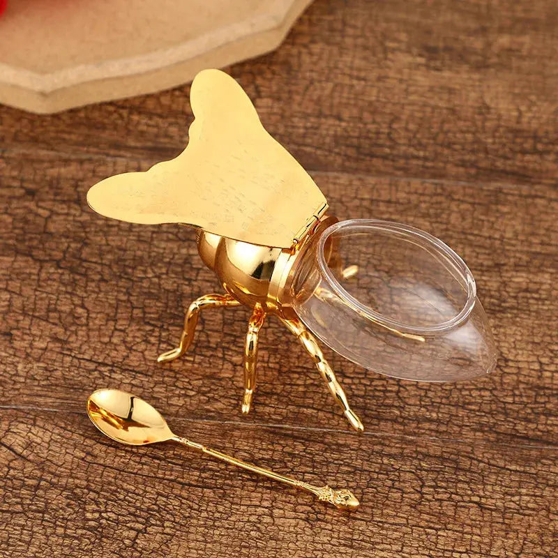 European Classical Style Bee Sugar Cup Atmospheric Golden Sugar Cup AliExpress