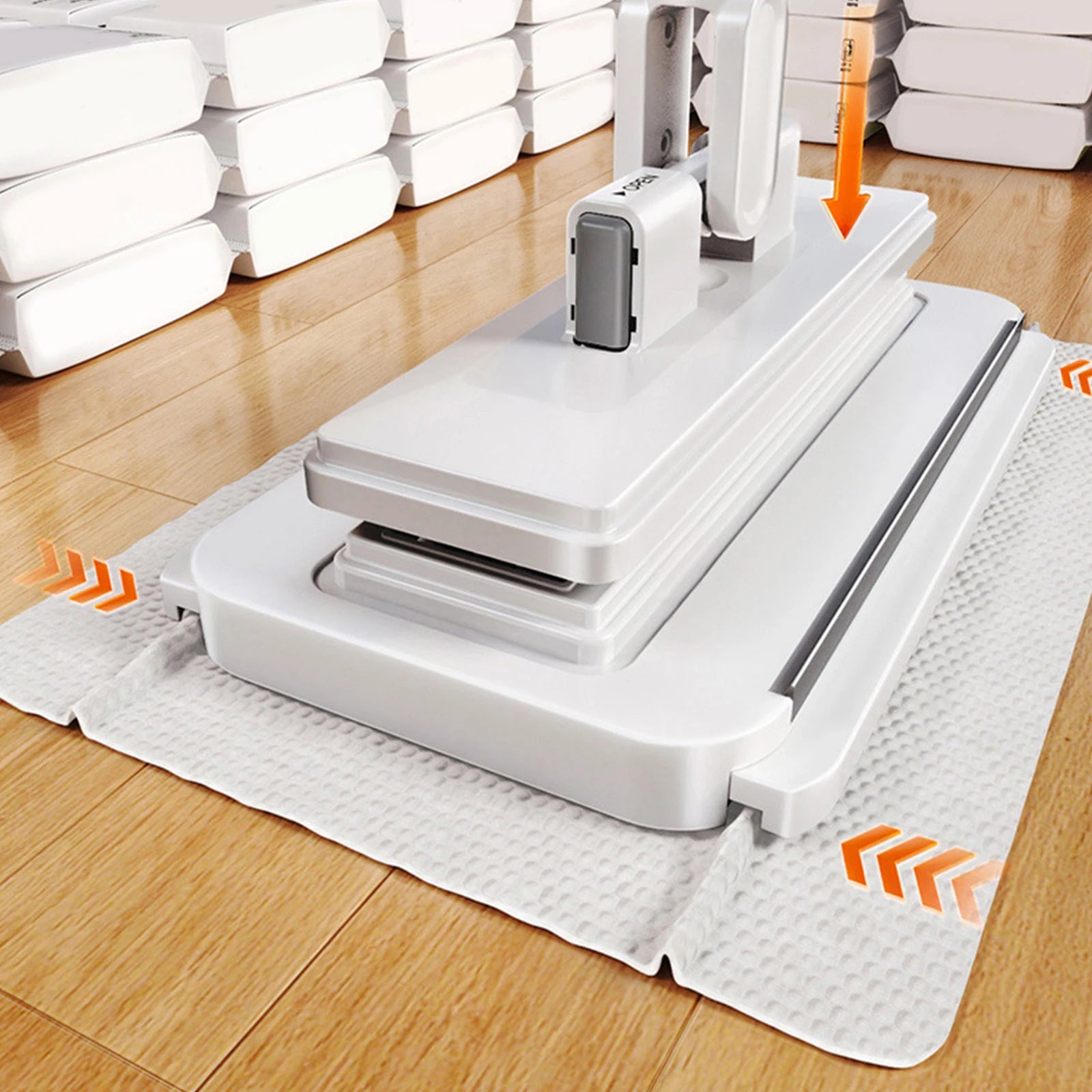 SwiftClean™ Mop 💧⚡ — Reach More, Clean Faster