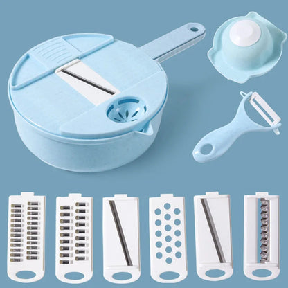 1Pc Green/Blue/Pink Kitchen Multifunctional Salad Utensils Vegetable Chopper Carrot Potato Manual Shredder Cook Vegetable Tools Shop1103816097 Store