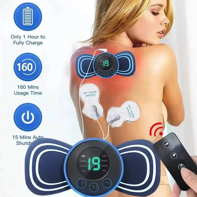 Multifunctional Pulse Heating Micro Current Mini Portable Shoulder And Neck Neck Massager CJDropshipping