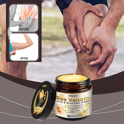 Bee Venom Cream for Joint and Muscles Soothing Leg Skin Reduce Itchiness Strengthen Barrier Moisturizing Knee Body Massage Cream