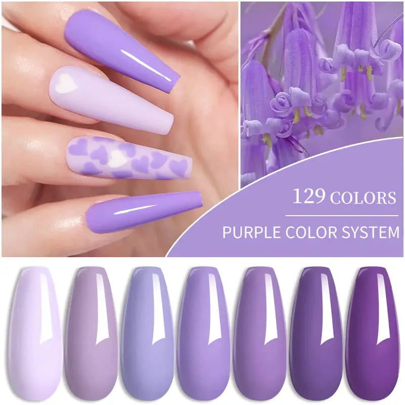 LILYCUTE 129 Colors 7ML Nail Gel Polish Nail Supplies Vernis Semi AliExpress