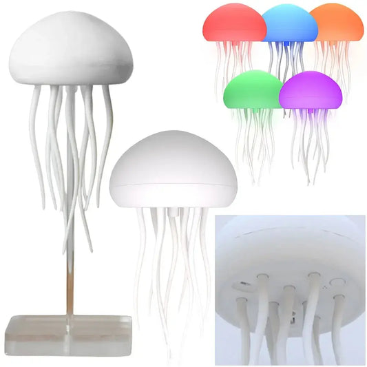 Cartoon Dancing Jellyfish Night Light RGB Gradient Cute Jellyfish AliExpress